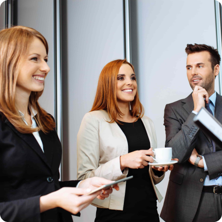 Working environment people
